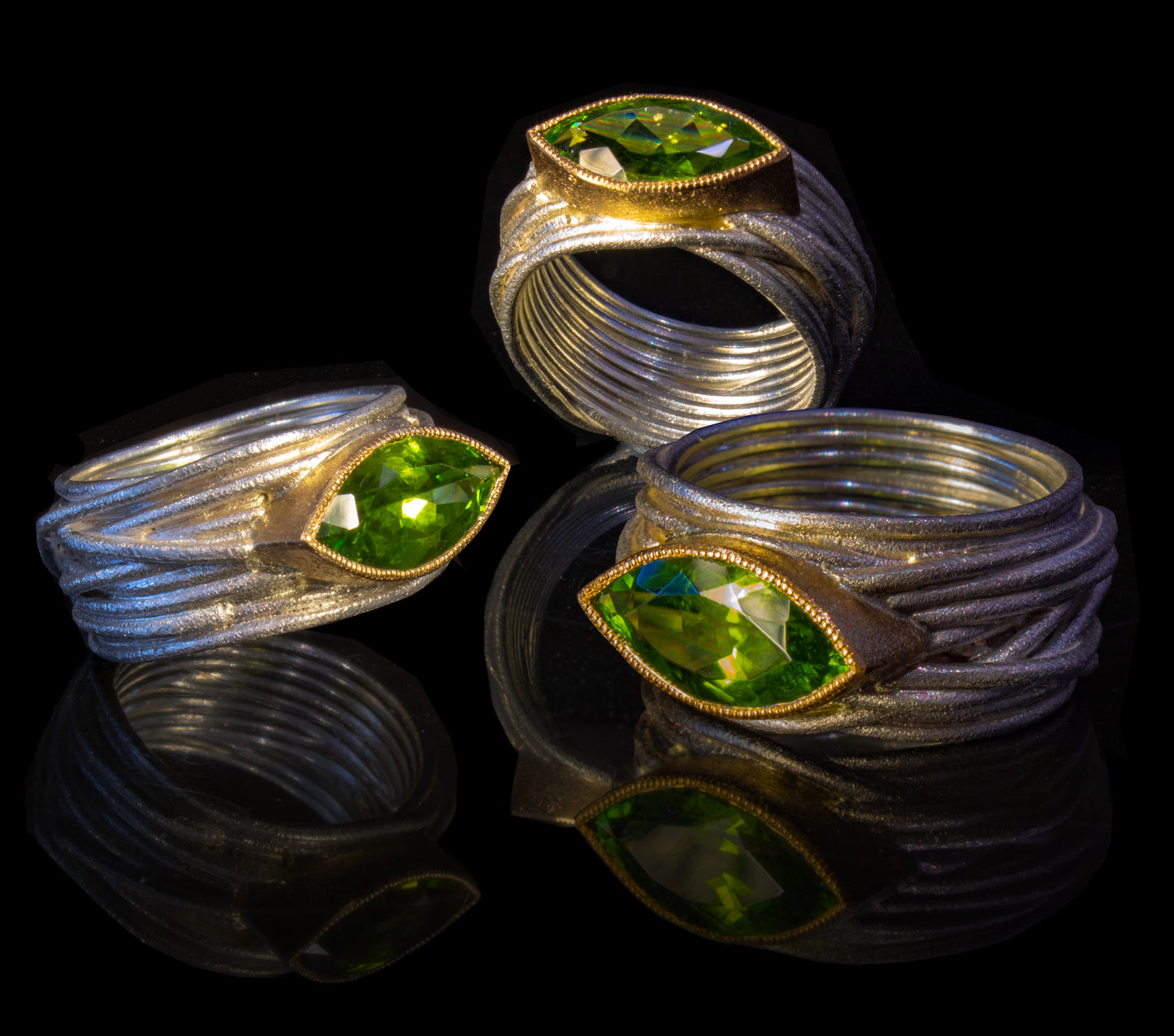 Wickelring mit Olivin